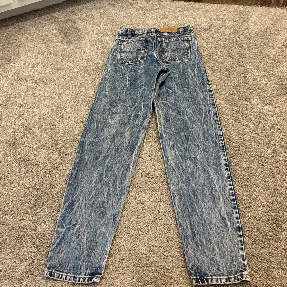 Vintage Levi's 550 Jeans USA Acid Wash Orange Tab 28x32 Made In USA 80's 90's - Picture 10 of 14